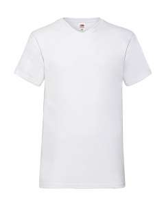 Valueweight V-Neck-Tee T-Shirt bedrucken -White
