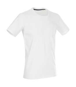Clive Crew Neck T-Shirt bedrucken - White